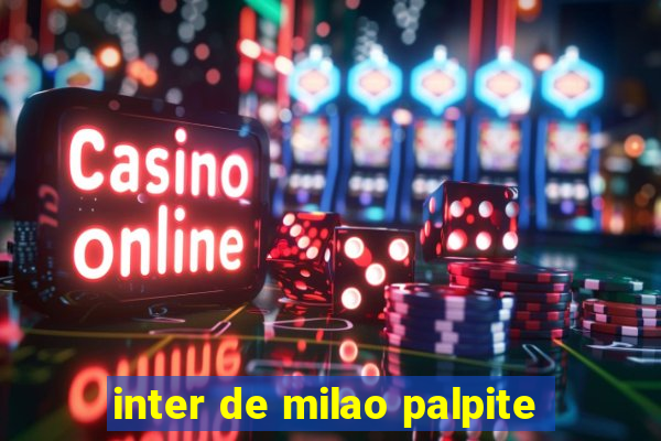 inter de milao palpite